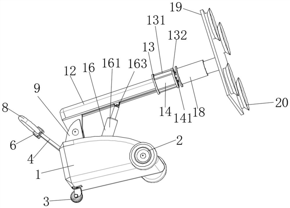 Glass product transporting device