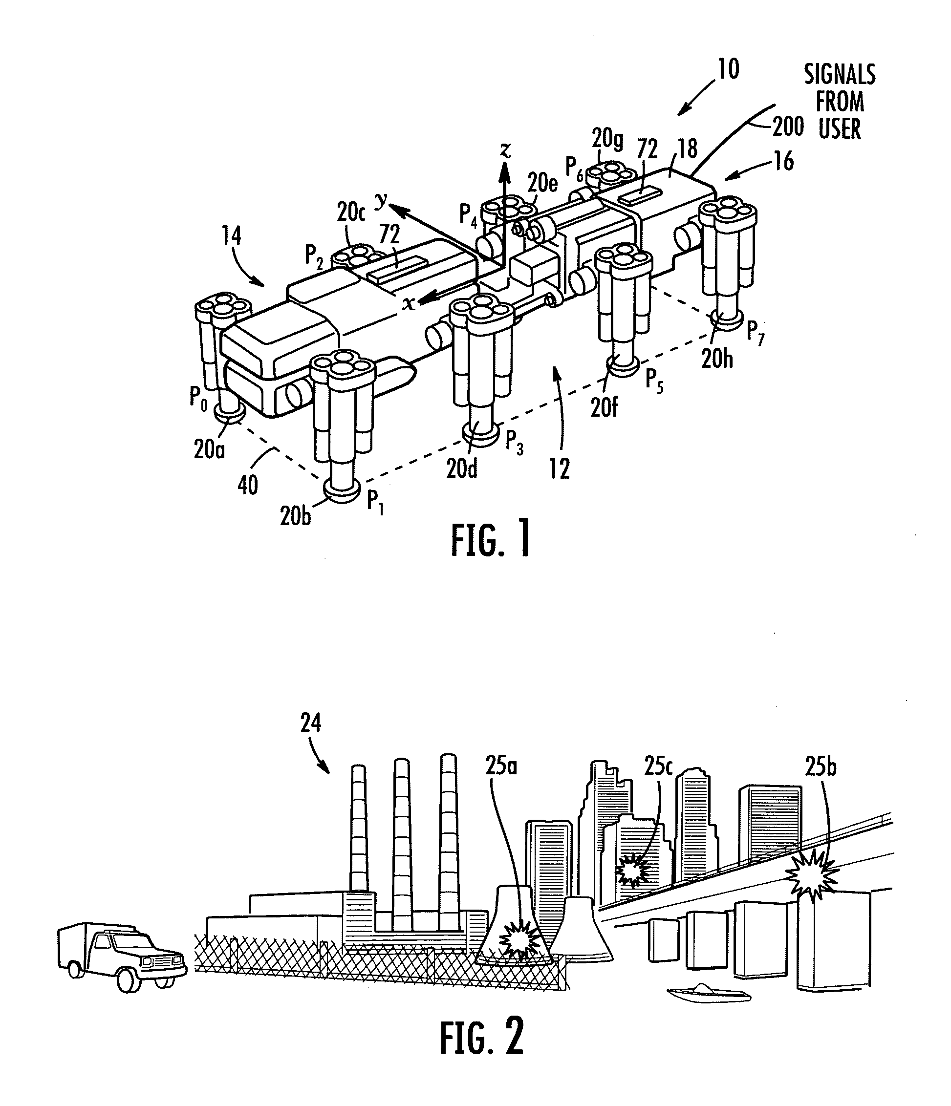 Control system and related method for multi-limbed, multi-legged robot