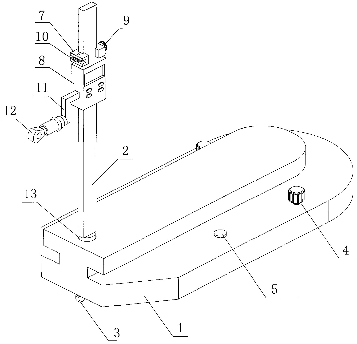 Optical vernier and method for detecting planeness and gradient using same