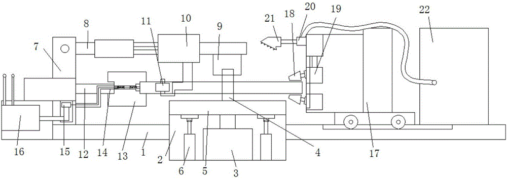 Pressure control device of large precise ring hot rolling pressure ring rolling machine