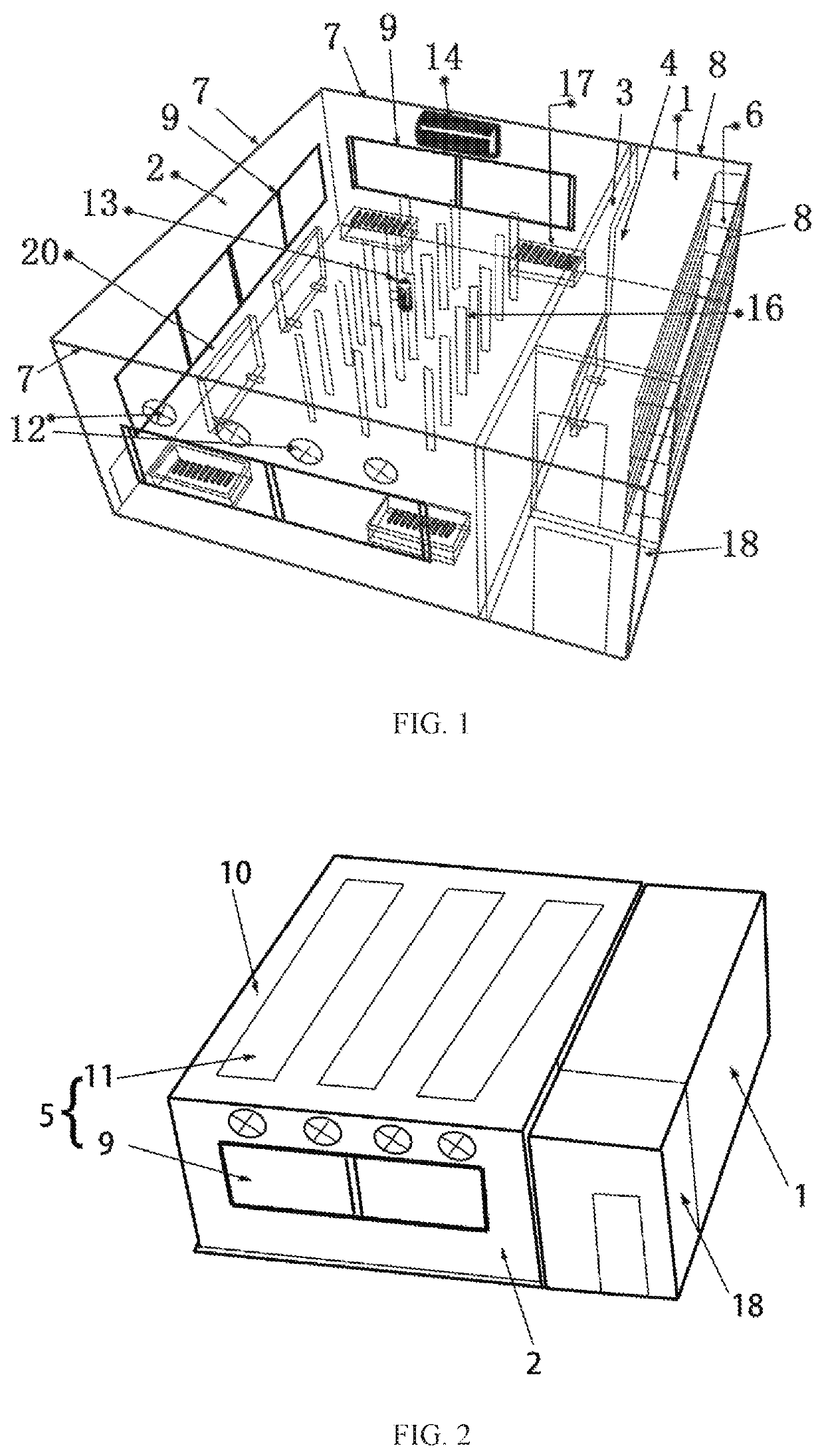 Large-scale and multi-span breeding greenhouse for adult black soldier flies