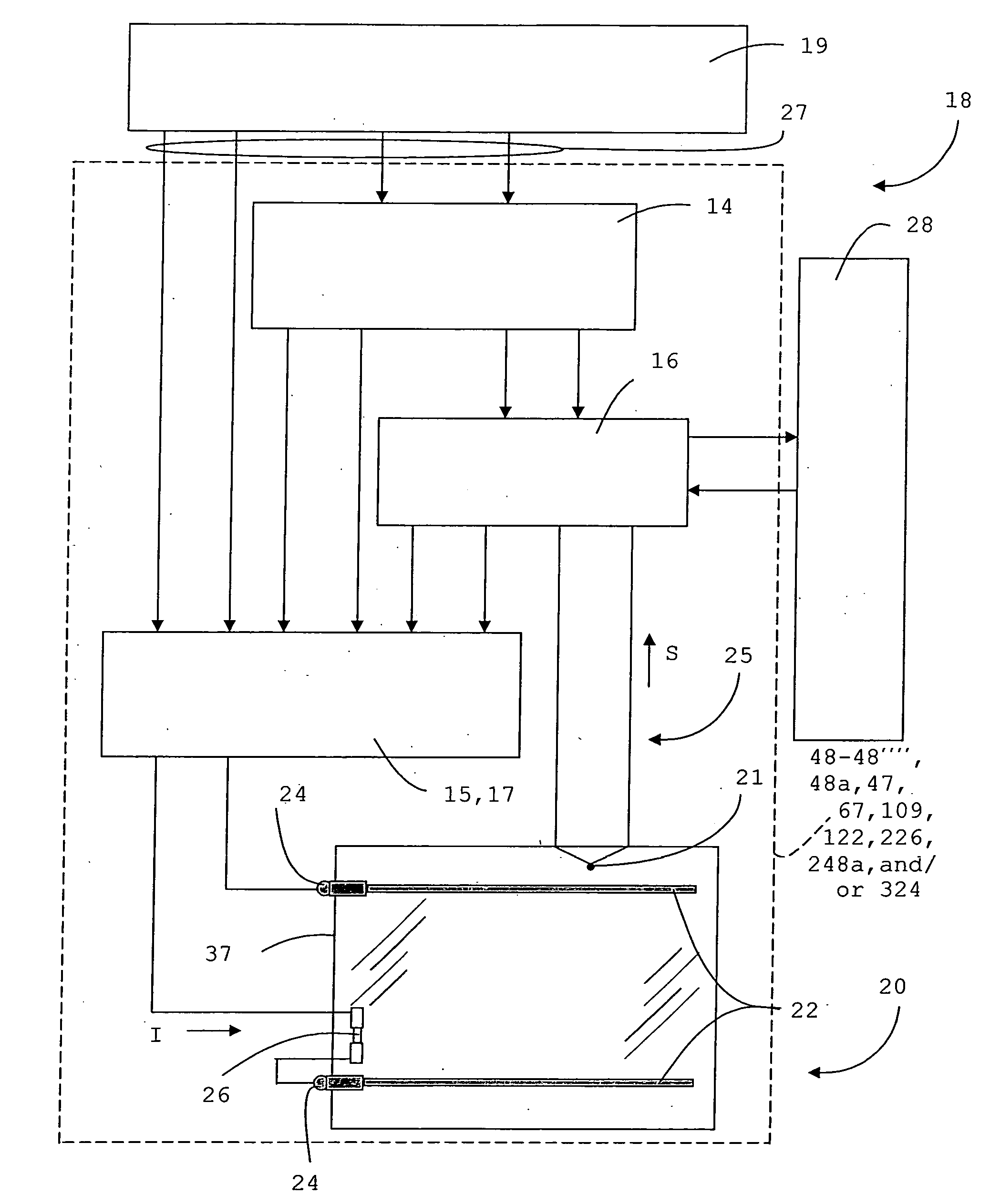 Heated glass panel frame with electronic controller and triac