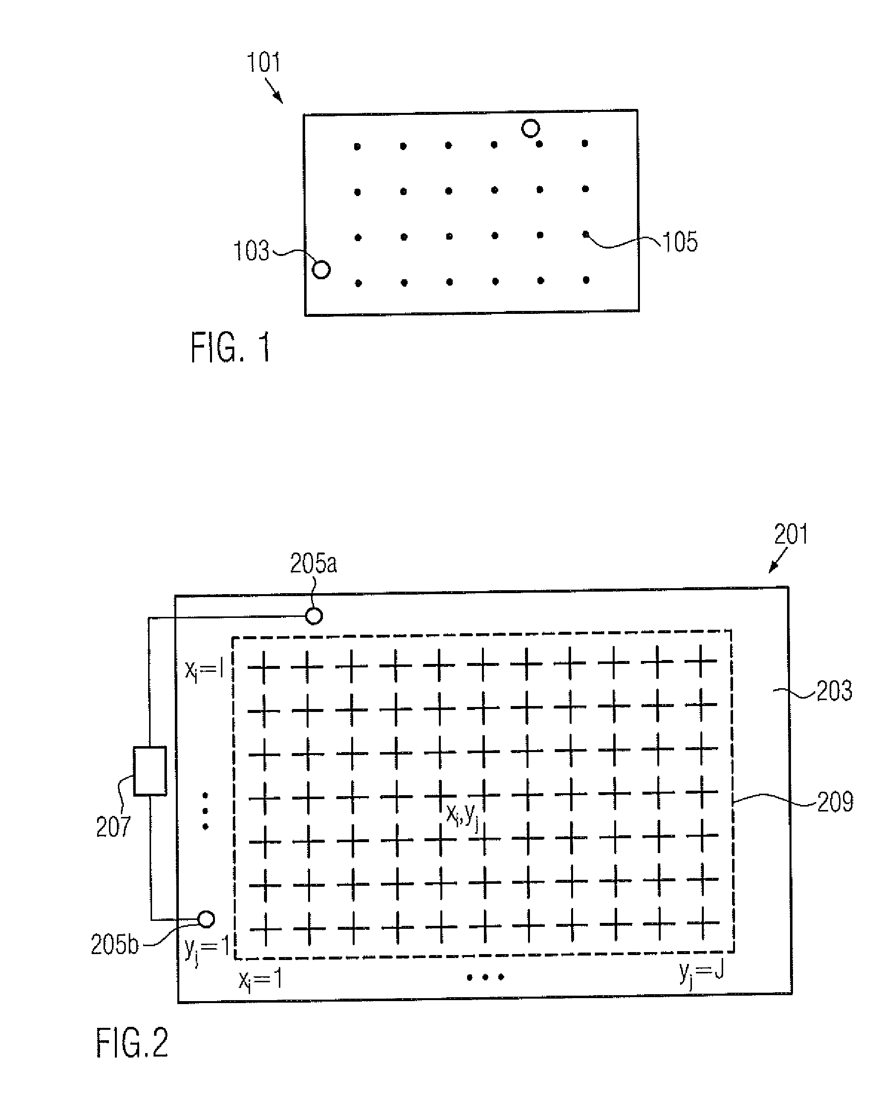 Method and a Touch Sensing Device for Implementing the Method