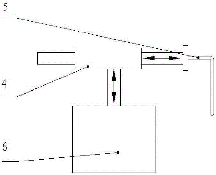 Coal sample distributing device