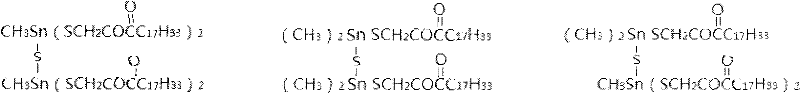 Preparation method of sulfur bridge-containing reverse ester thiol methyltin