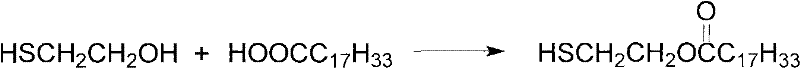 Preparation method of sulfur bridge-containing reverse ester thiol methyltin