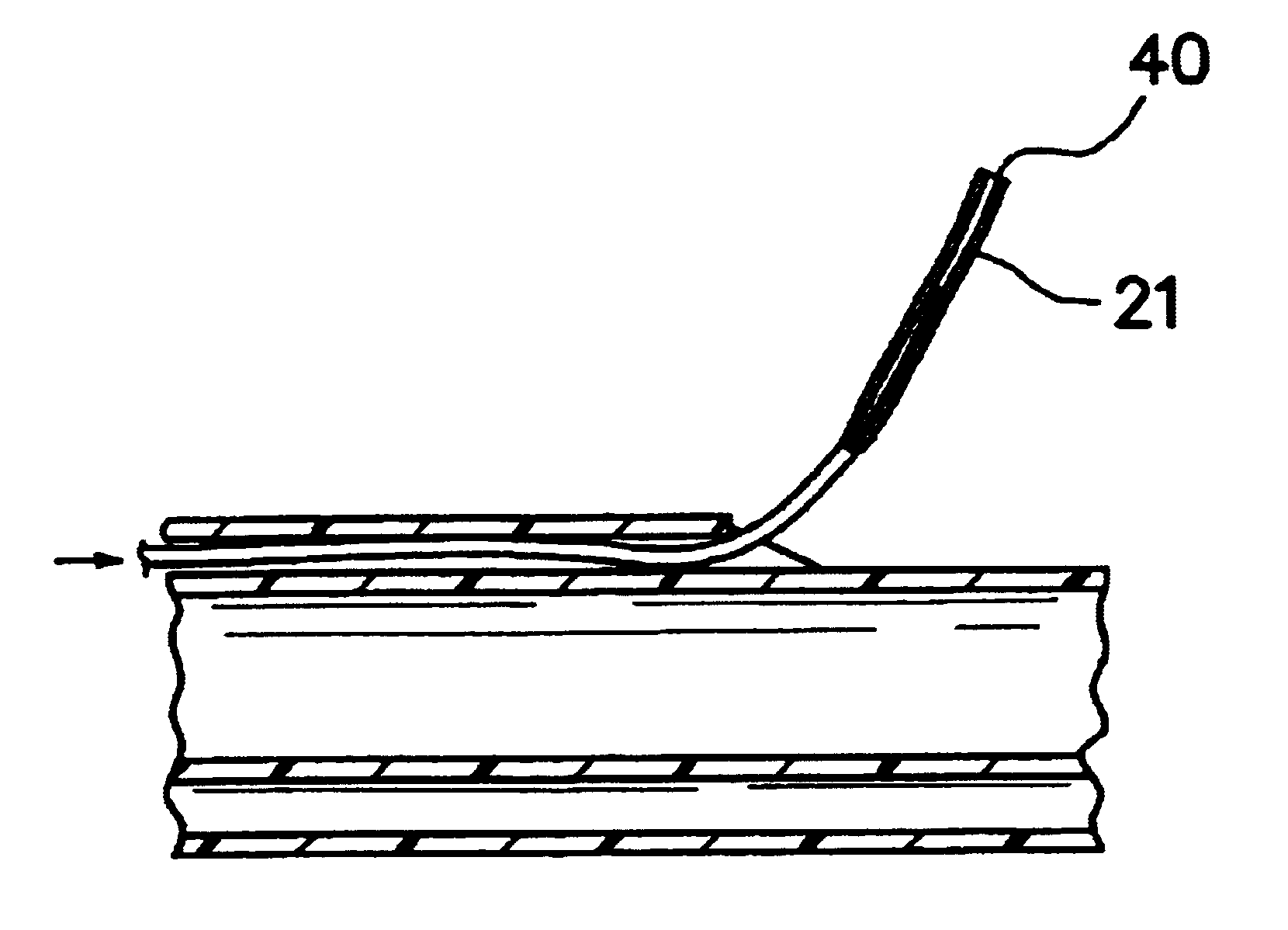 Catheter system with on-board temperature probe