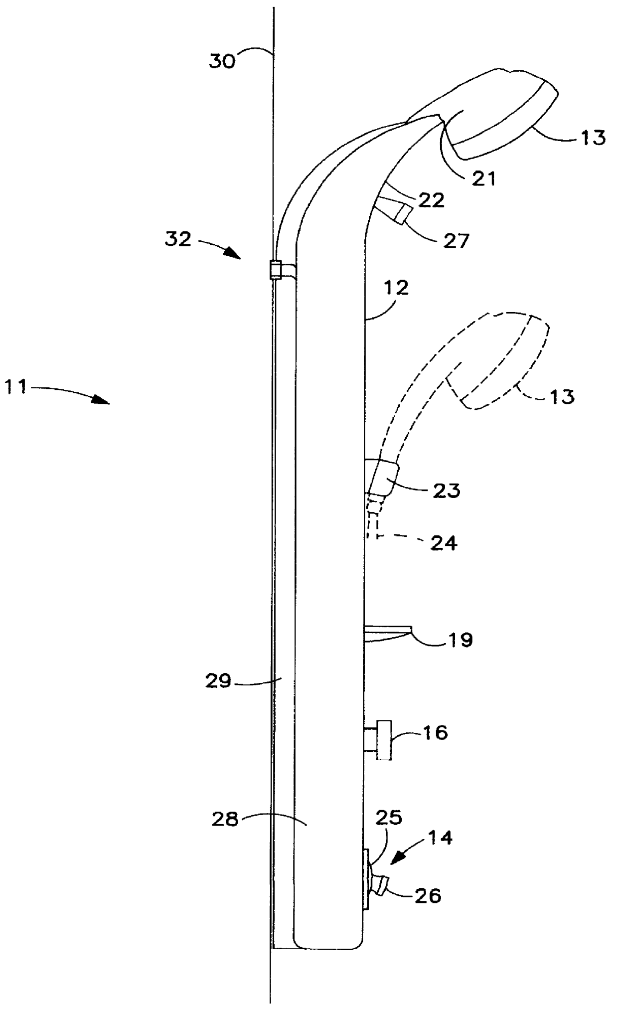 Multiple shower combination