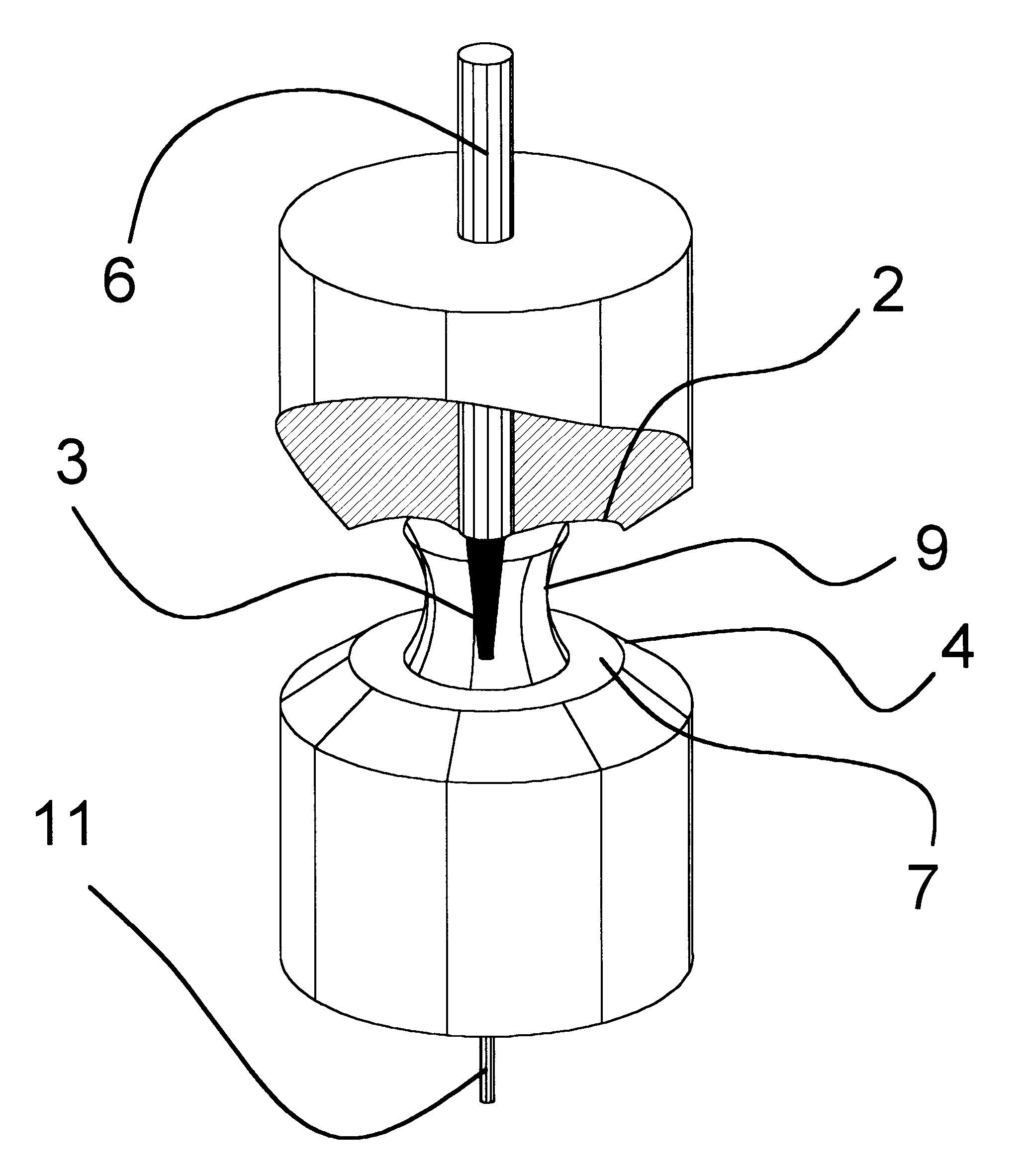 Liquid photometer using surface tension to contain sample