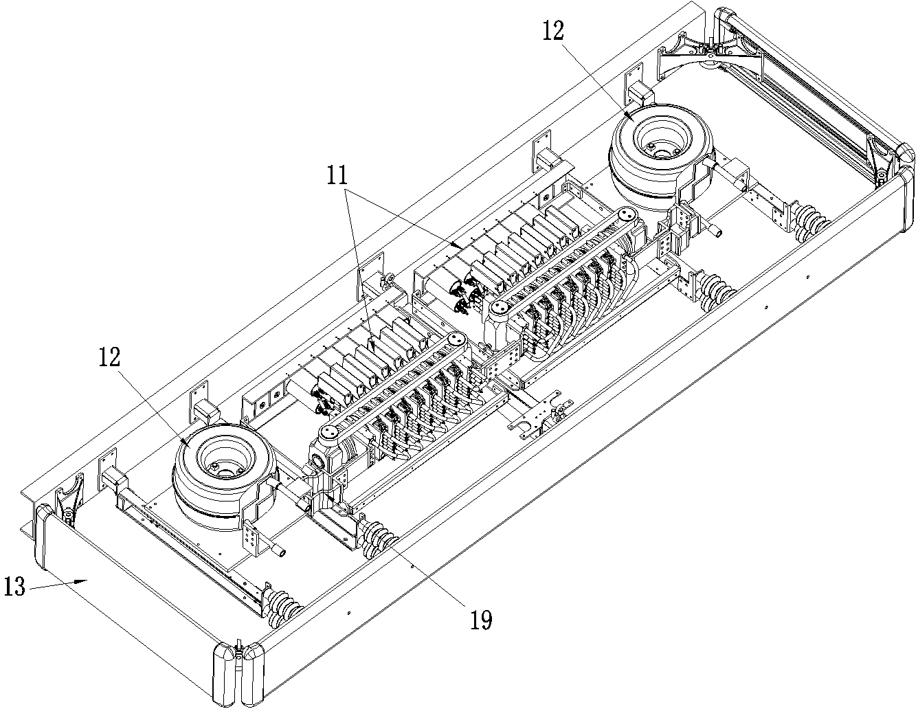 Thyristor converter valve assembly