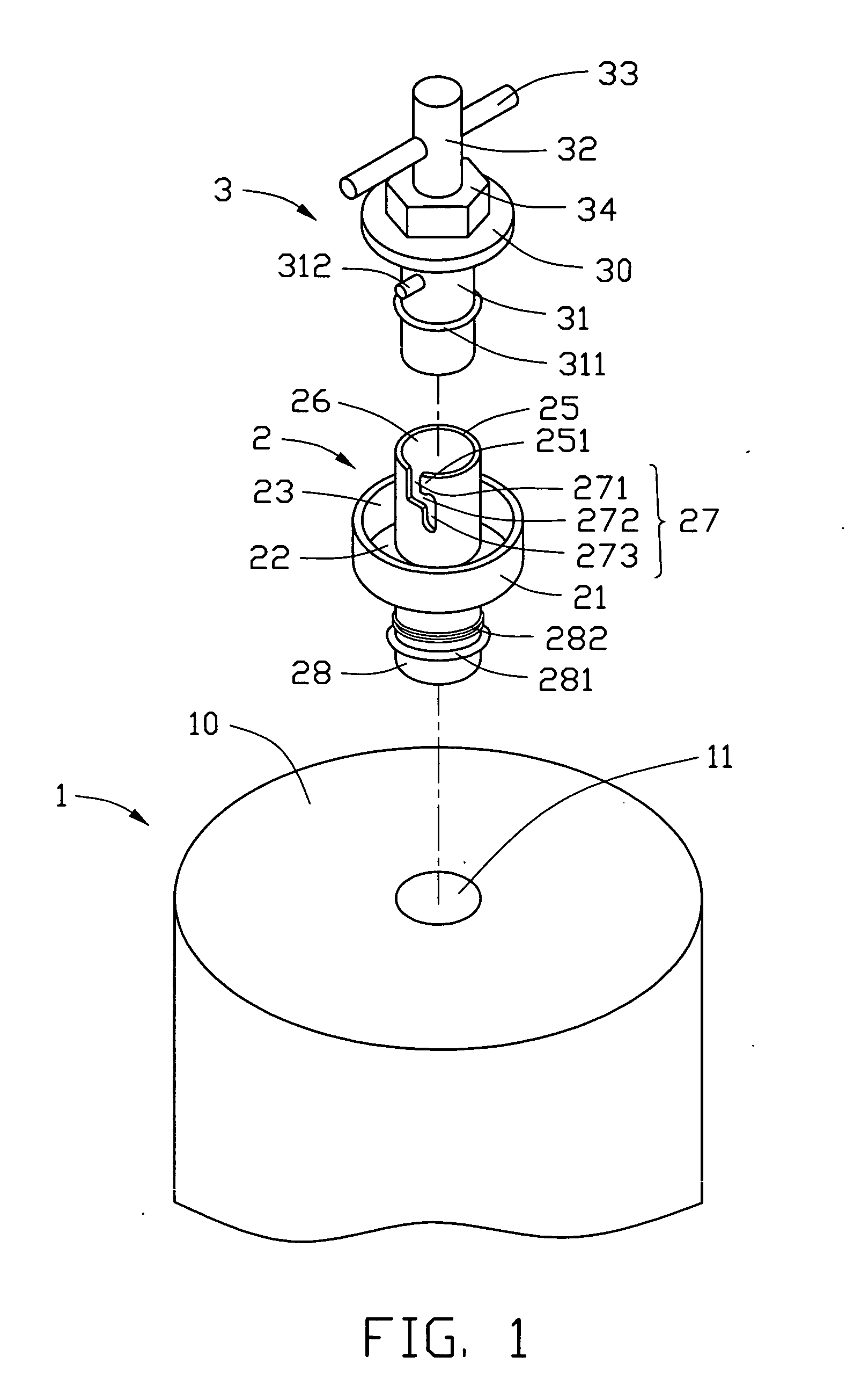 Quick open-closed device for biochemical equipment