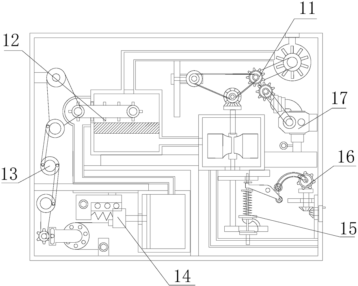 Unpowered rural sewage treatment device