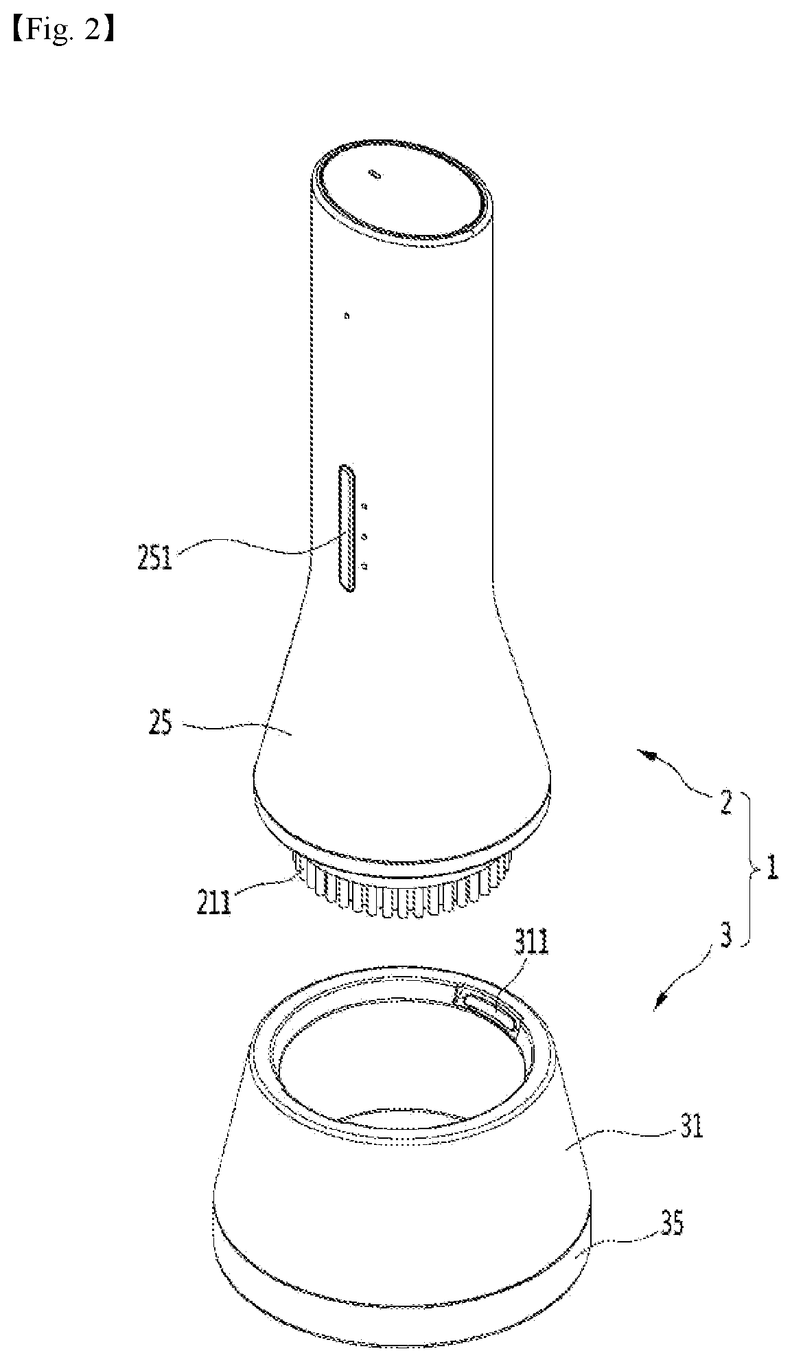 Skin care device and operation method therefor