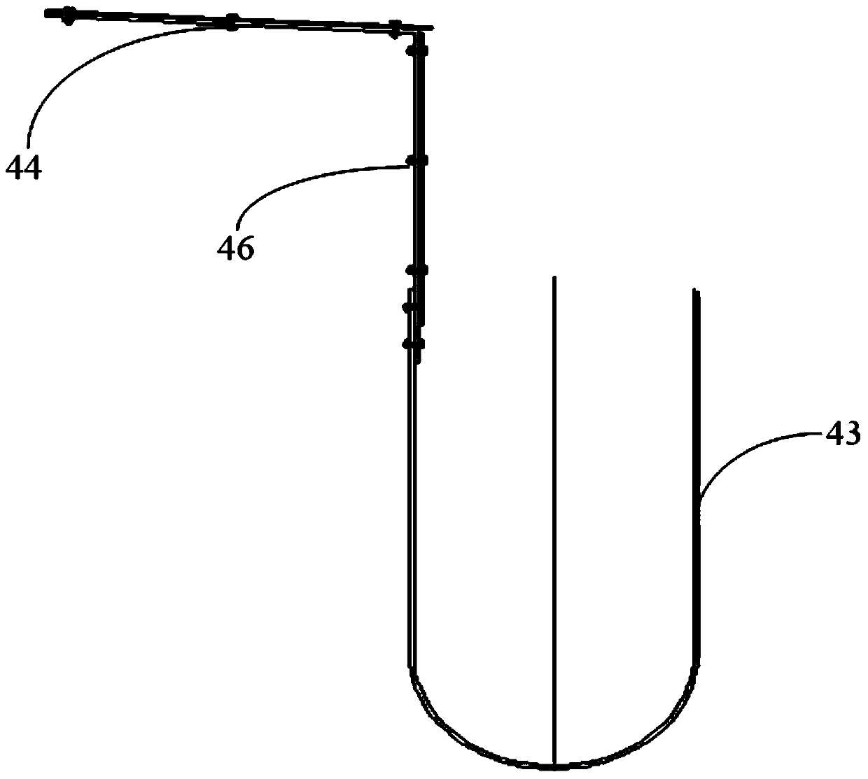 Water collecting device for nuclear power plants and high tower with same