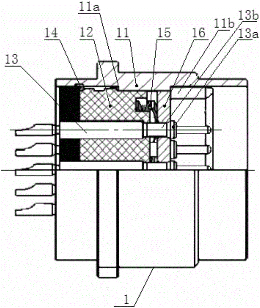 Automatic short circuit electric connector