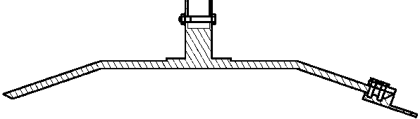 Mowing and alfalfa harvesting mechanical device for orchards