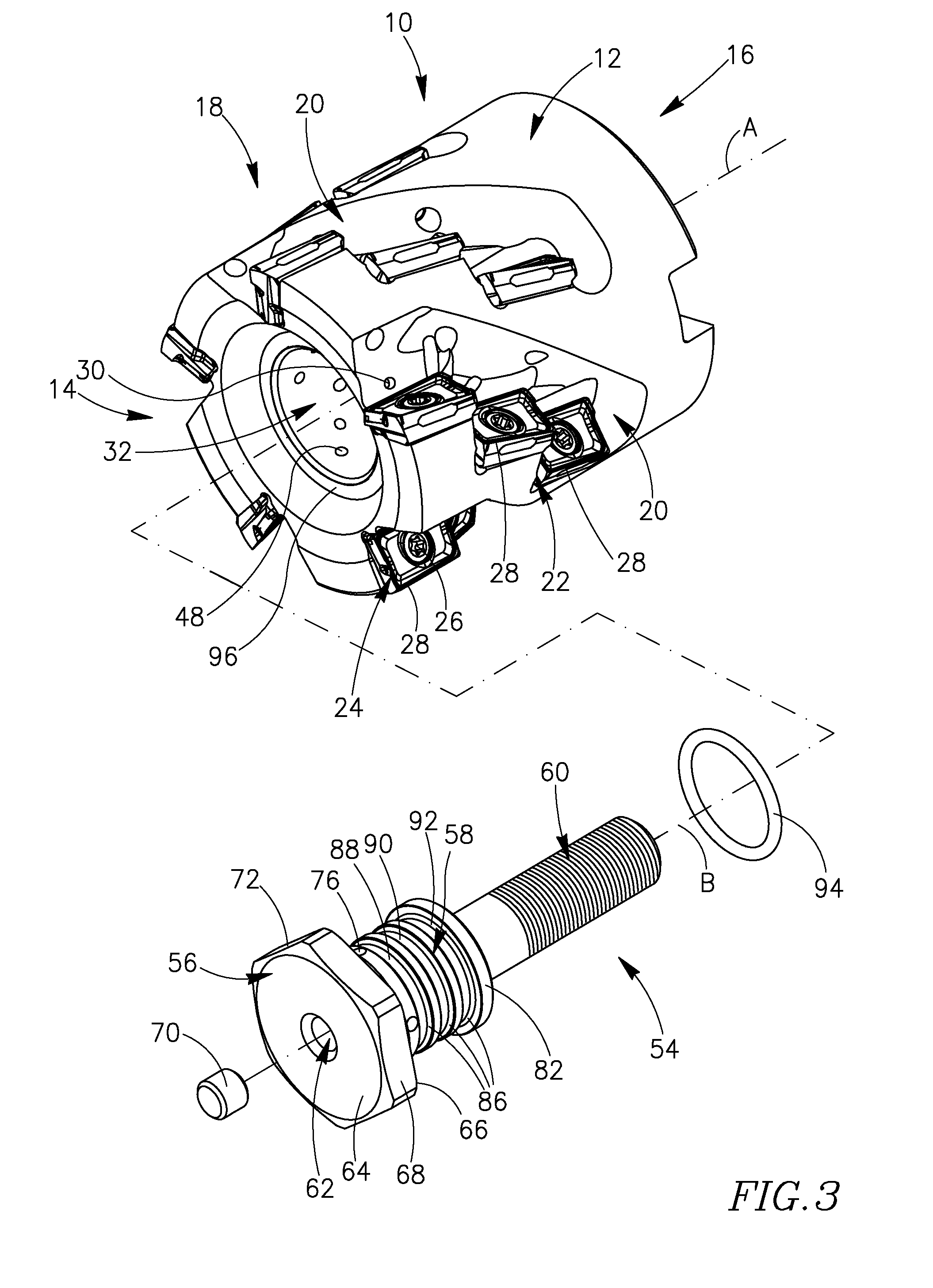 Rotary Cutting Tool Having an Adjustable Cooling Mechanism