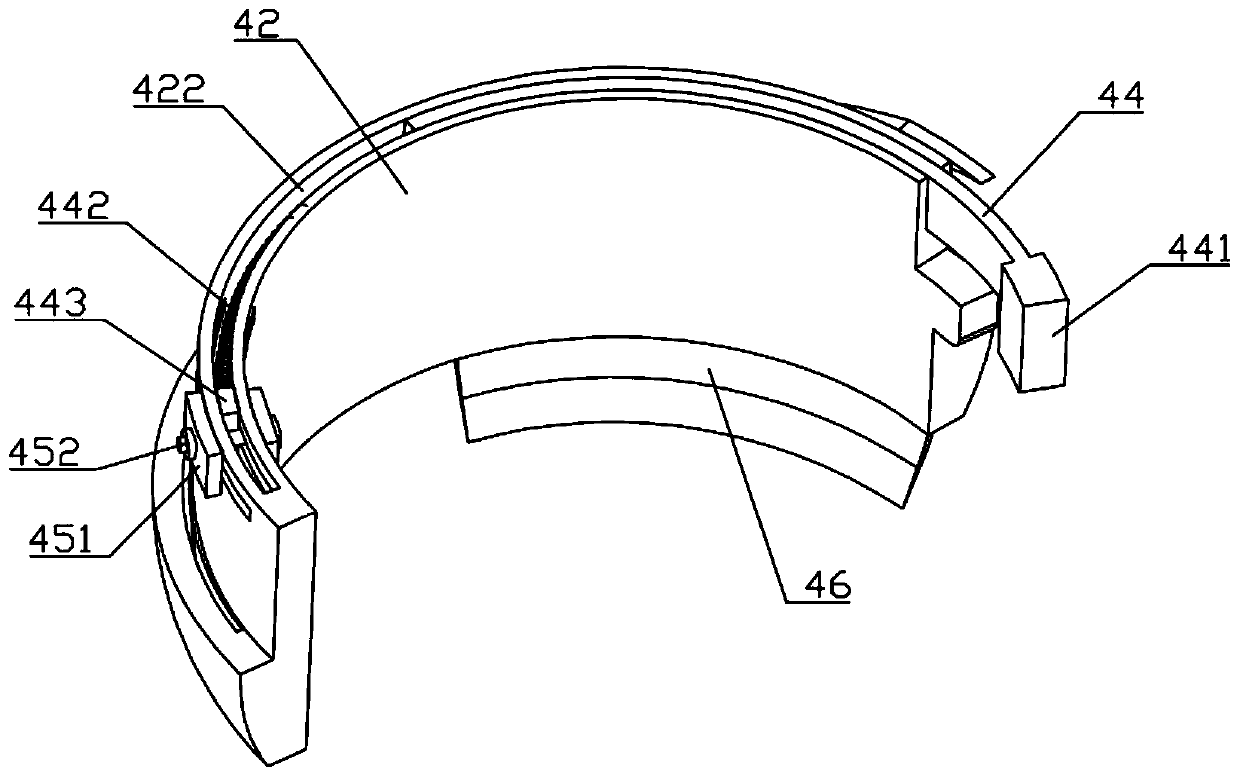 Top dressing device for garden bonsai