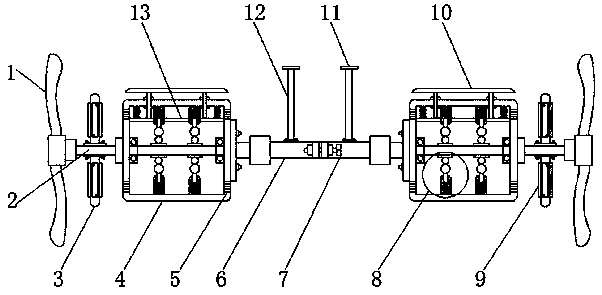 Bird repelling device of wind power generation equipment