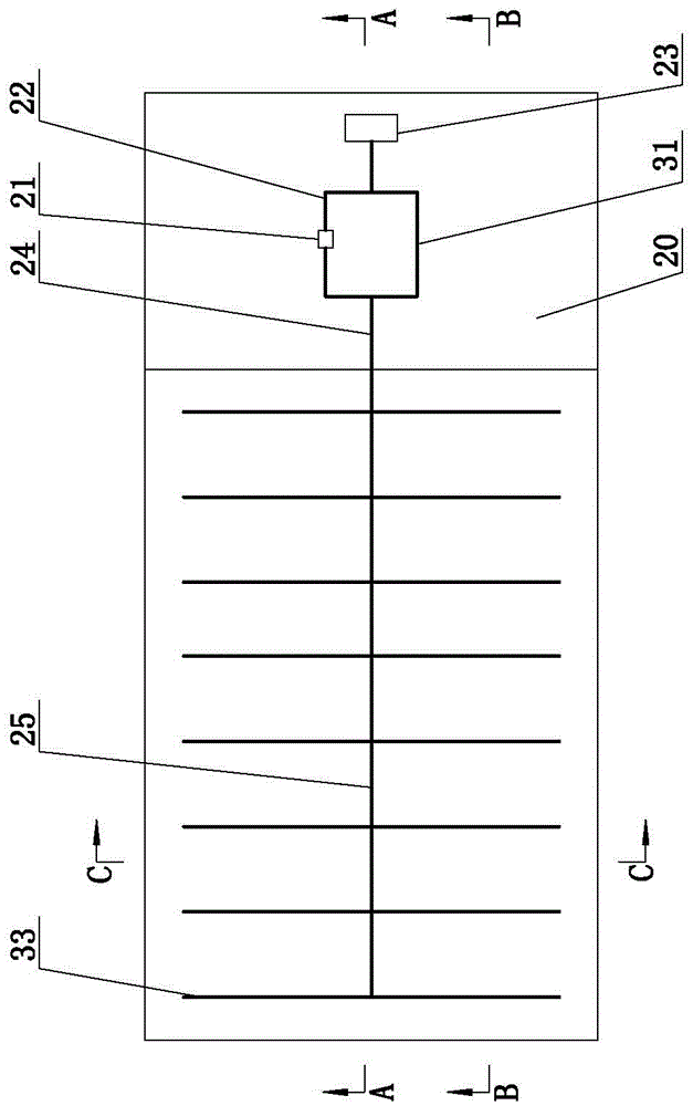 Valveless rapid sand filter deep treatment underground integrated sewage treatment method