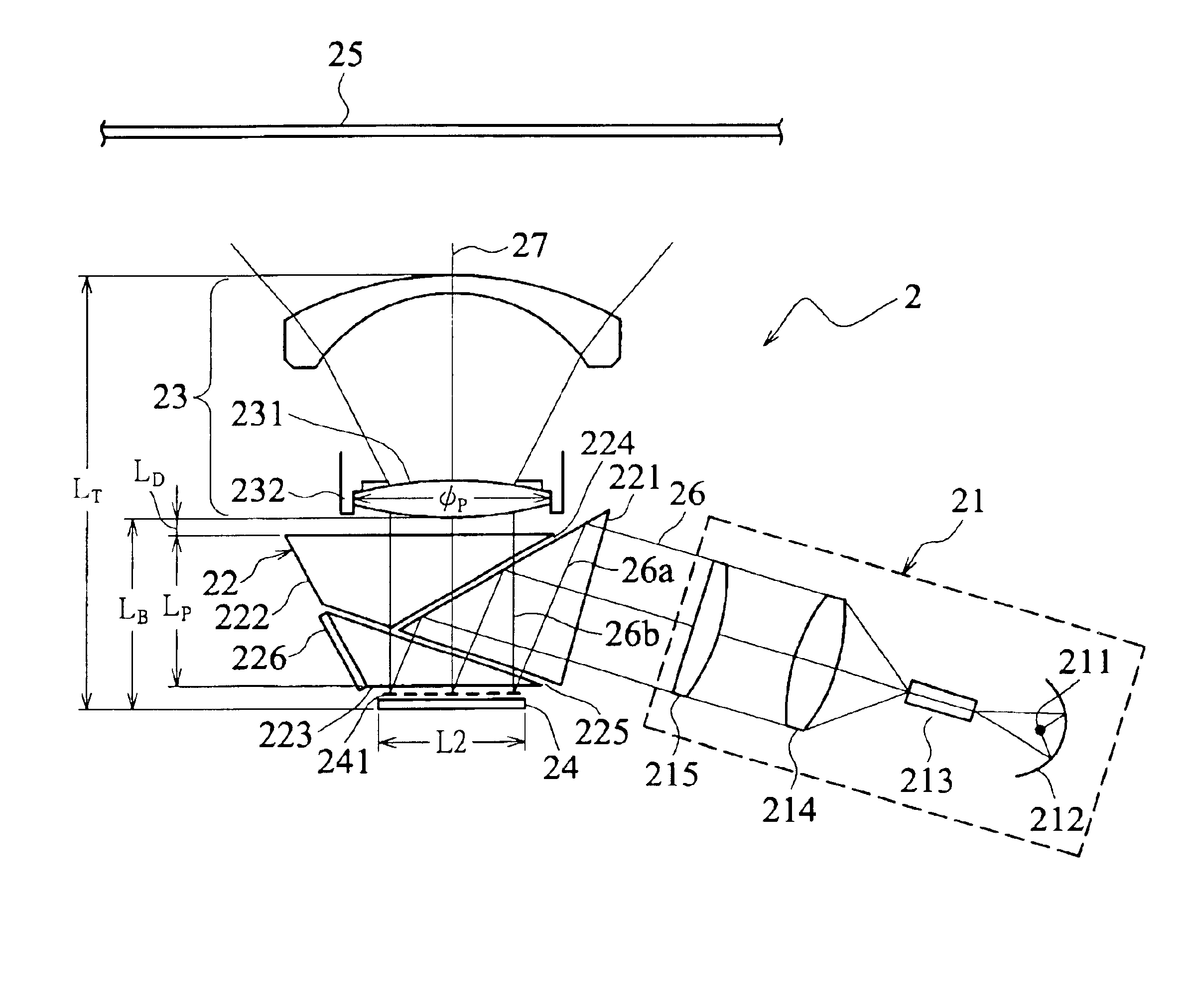 Reflective projection display system