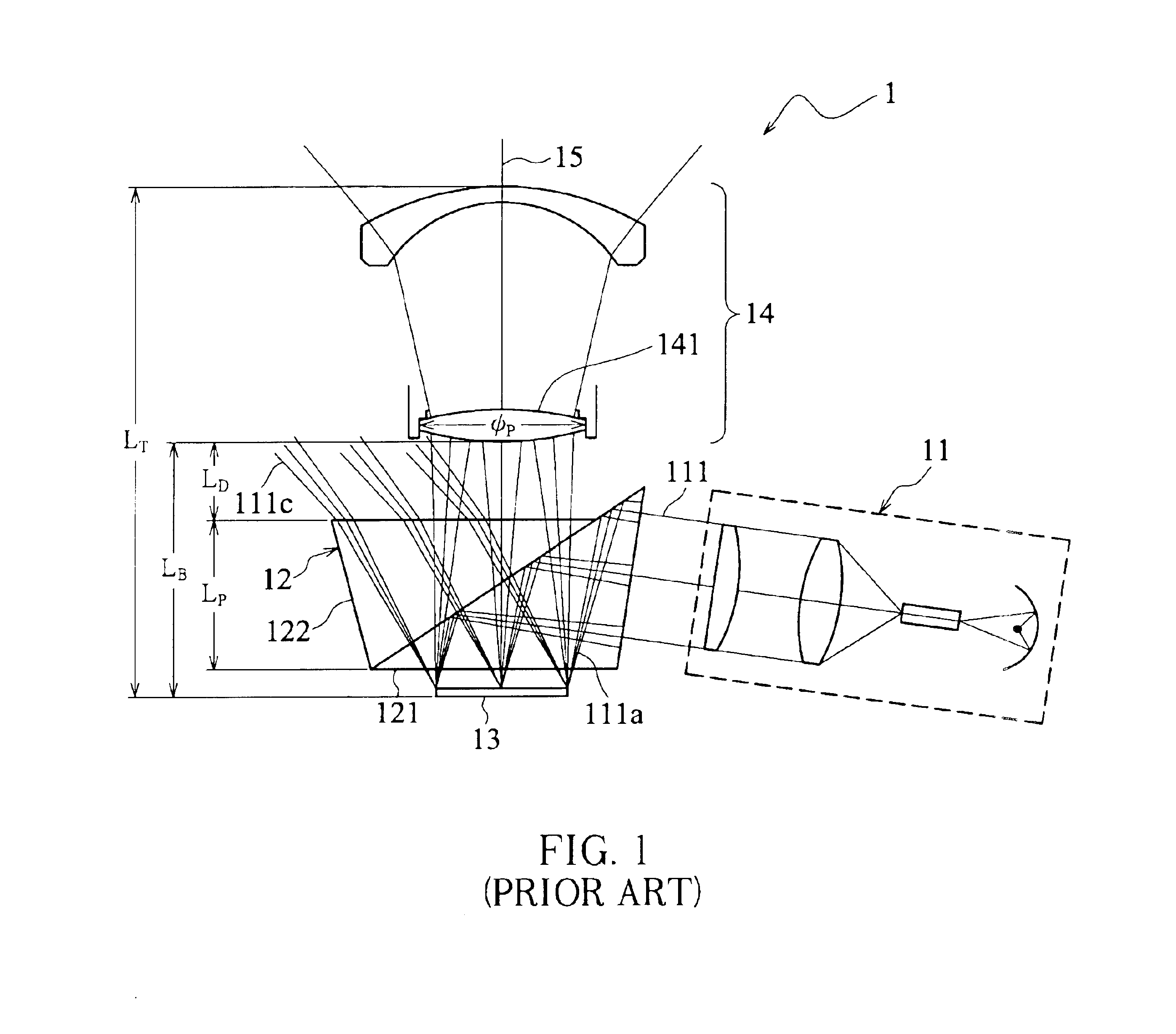 Reflective projection display system