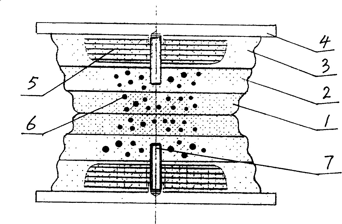 Viscoelastic vibration reducer