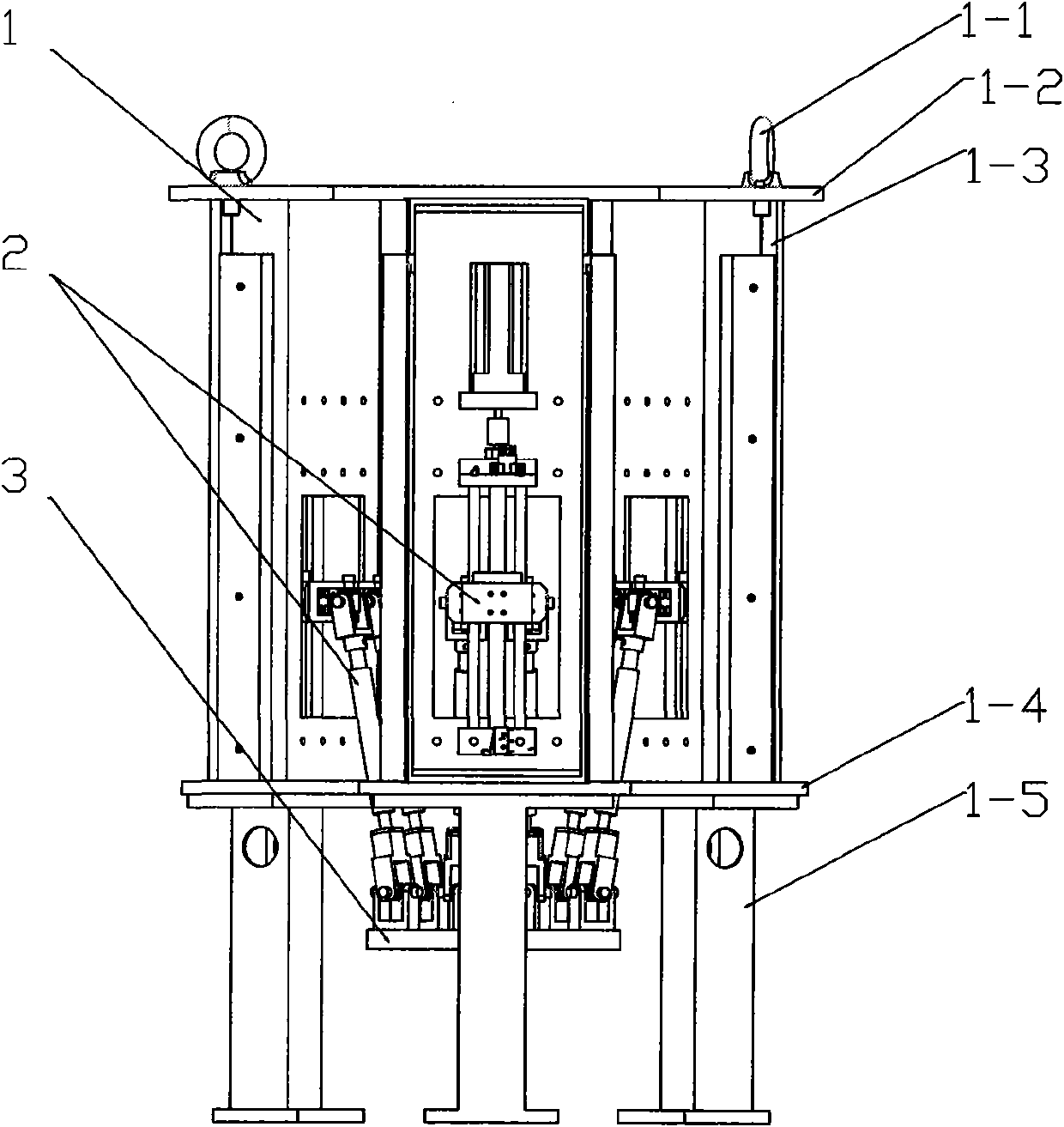 Dismountable modularized in-parallel robot