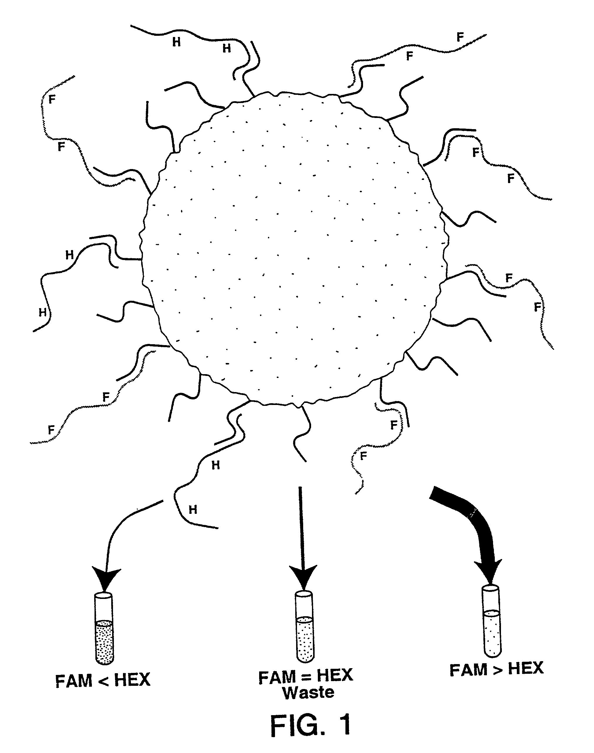 Methods for negative selections under solid supports