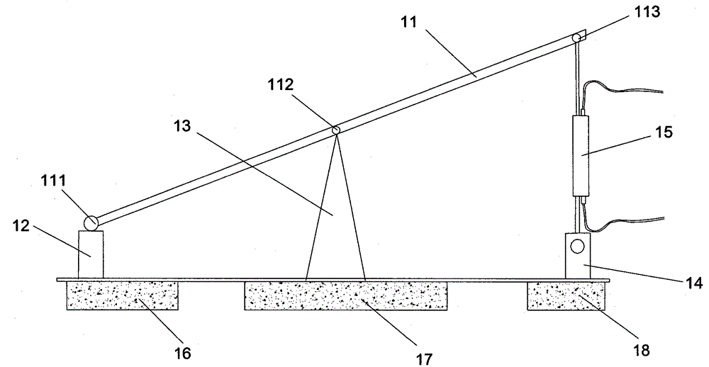 A device for measuring land subsidence