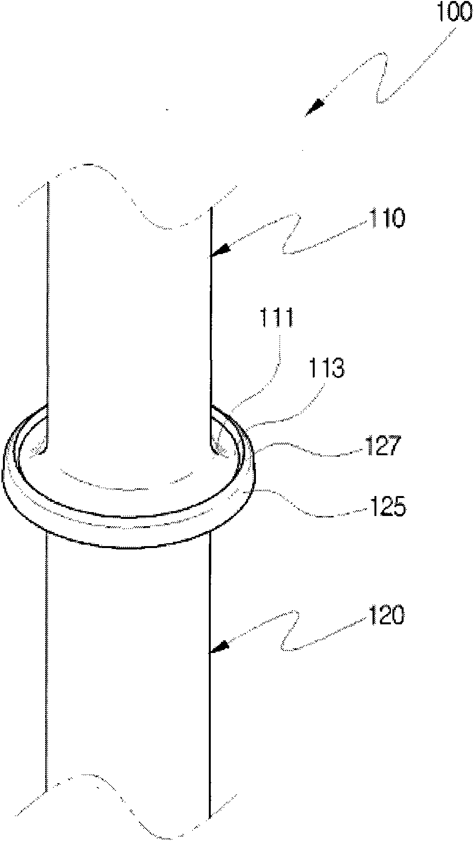 Binding pipe body and binding method of pipe body used of brazing