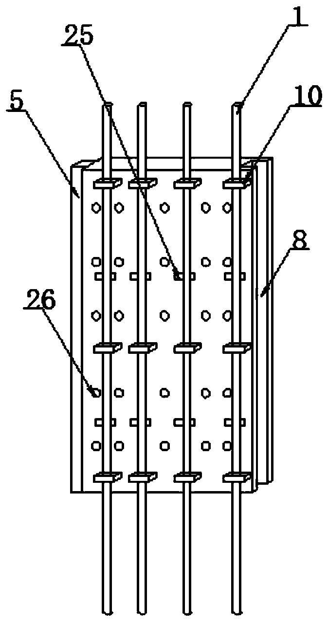 Building wallboard structure based on foam material