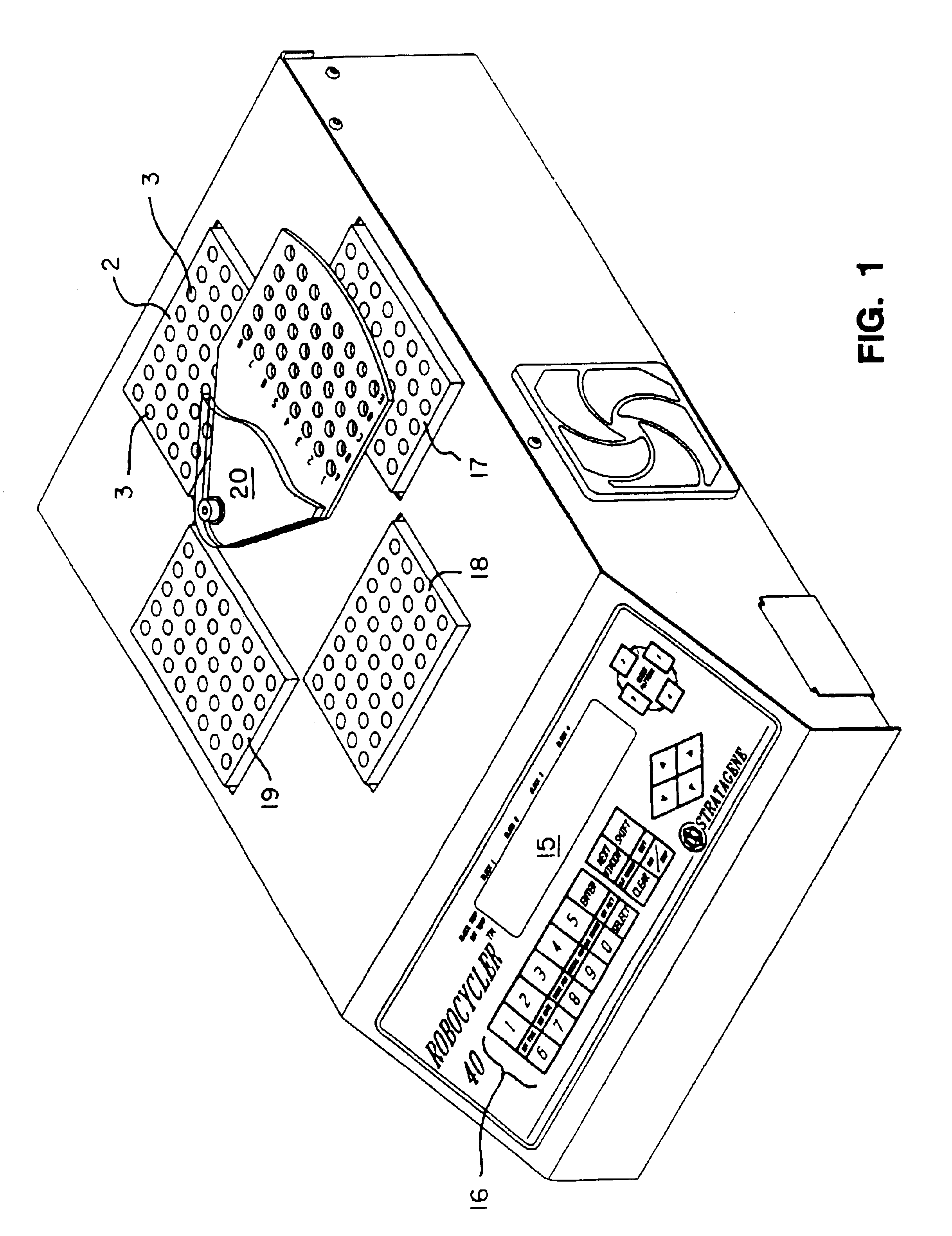 Thermal cycler including a temperature gradient block