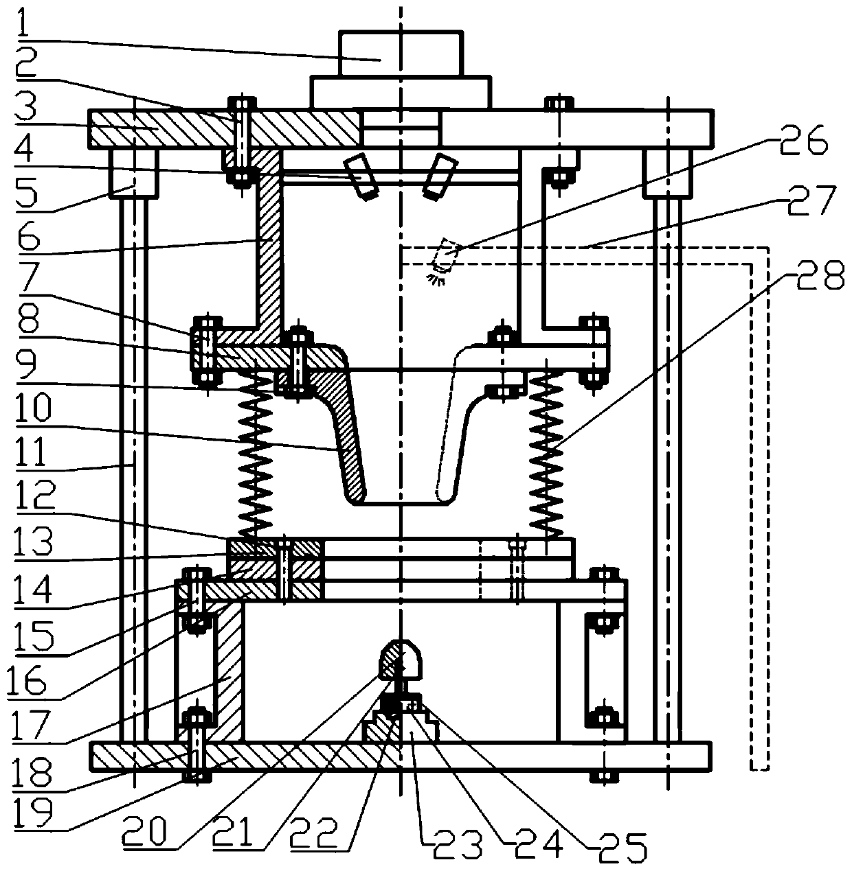 Application method of forming limit strain diagram under nonlinear strain path