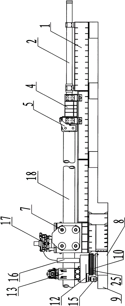 Large-diameter small-bending radius medium frequency pipe bender