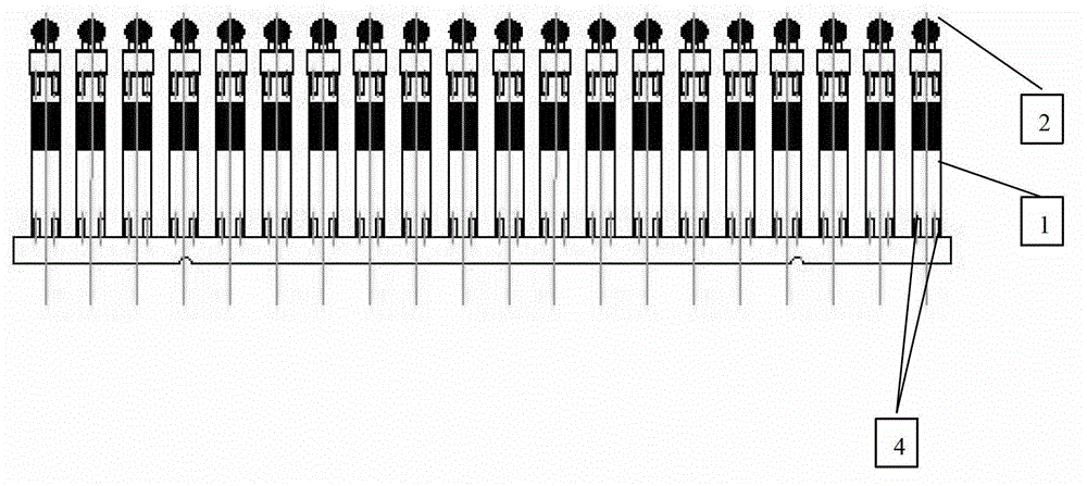 Integrally gummed electronic circuit module for electronic detonator and process method thereof