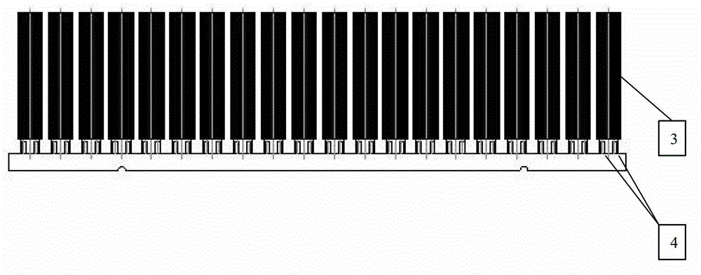 Integrally gummed electronic circuit module for electronic detonator and process method thereof