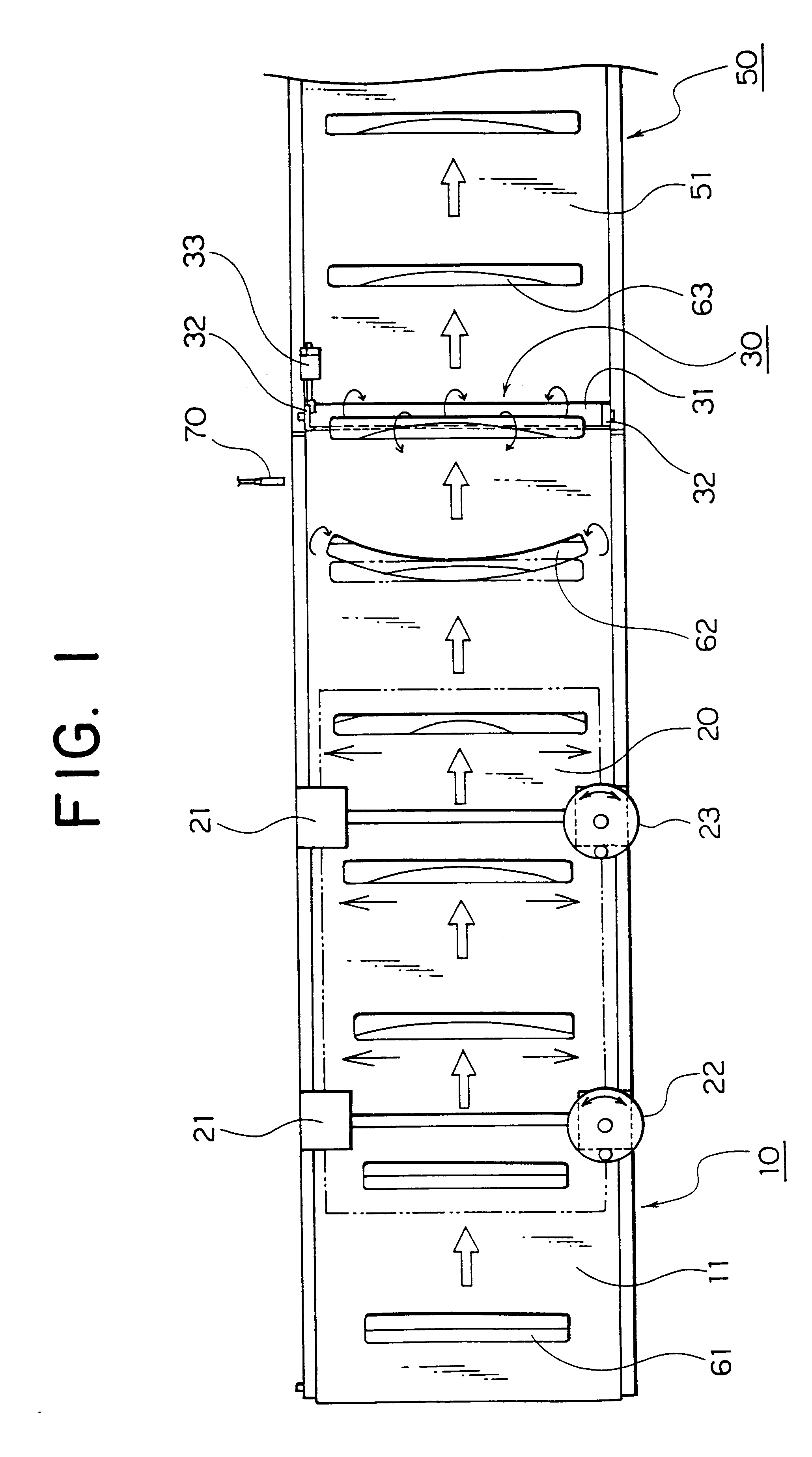 Method and apparatus for conveying bar-like bread dough pieces