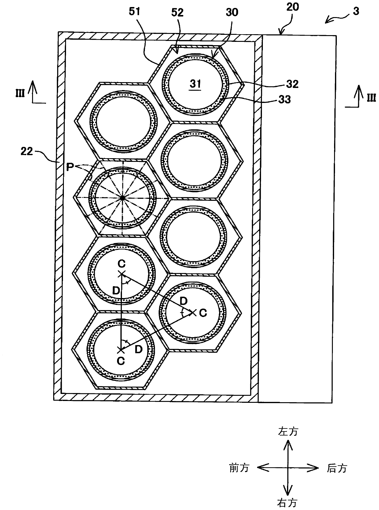 Yarn cooling device