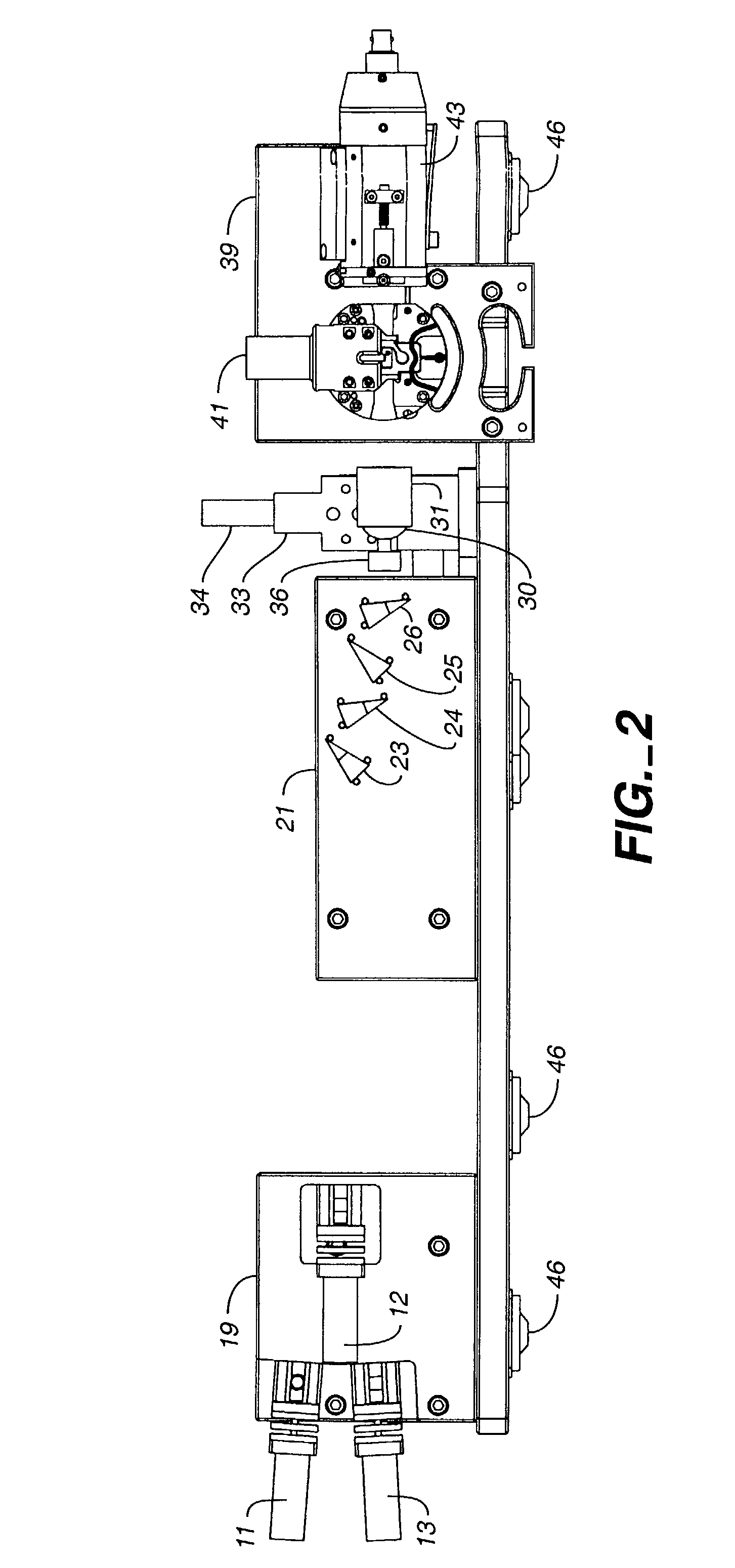 Fixed mounted sorting cuvette with user replaceable nozzle