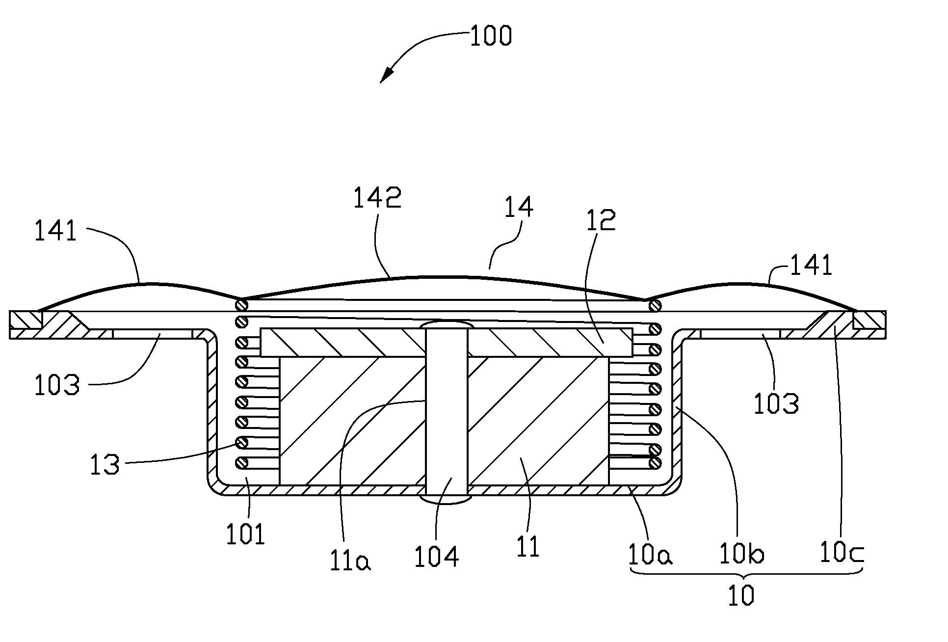 Diaphragm and loudspeaker using the same