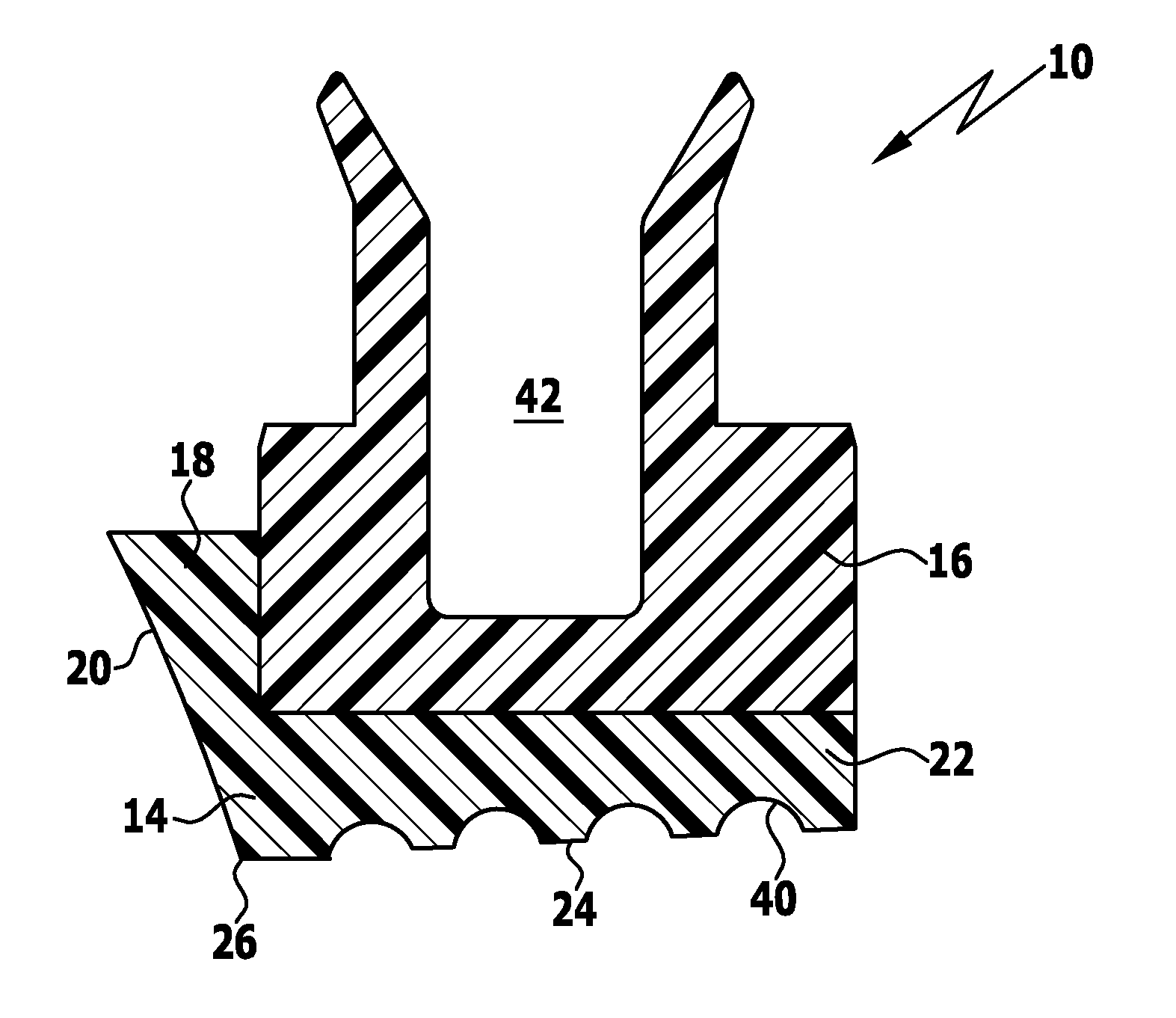 Sealing element for a rotary piston machine