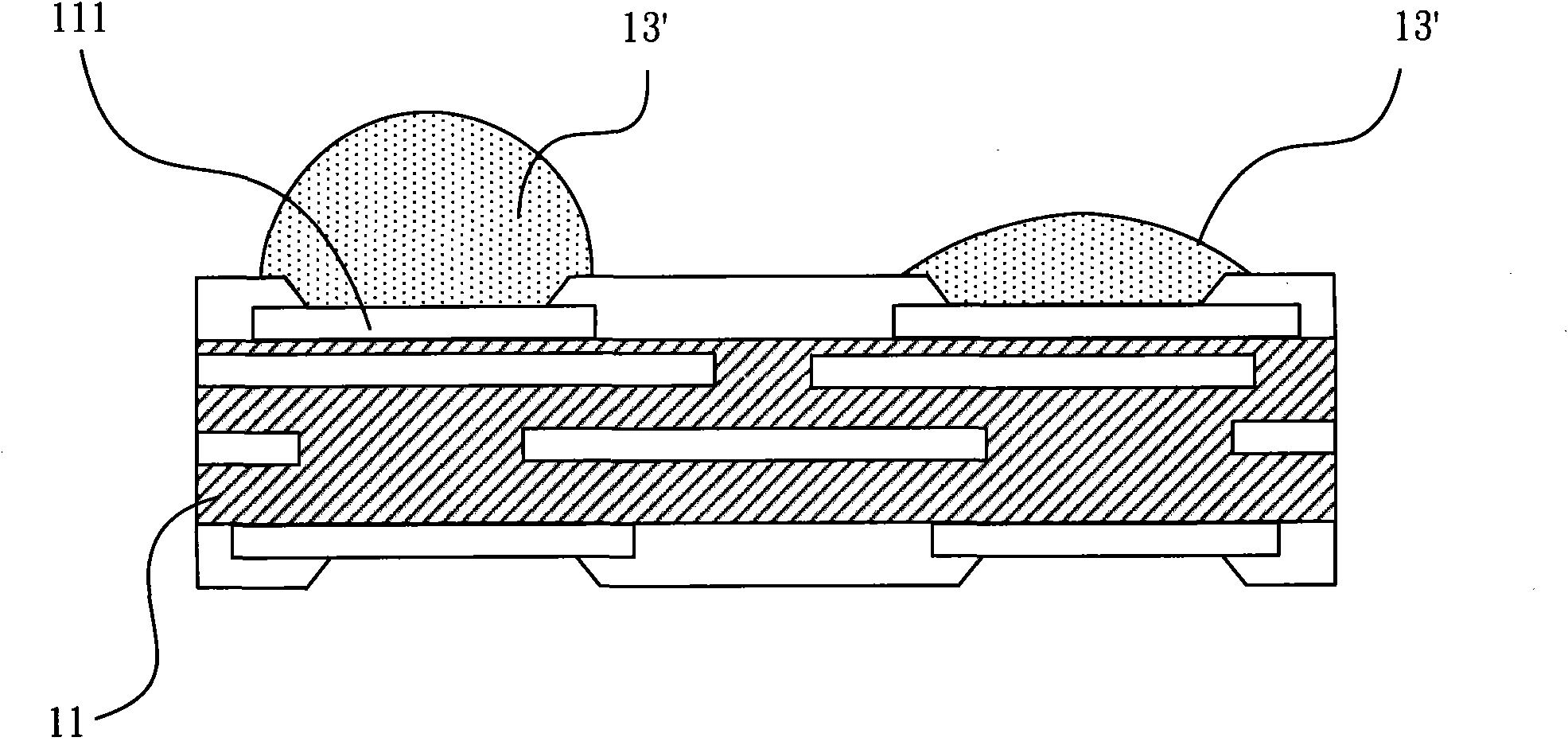 Method for forming pre-welding material of packaging base plate