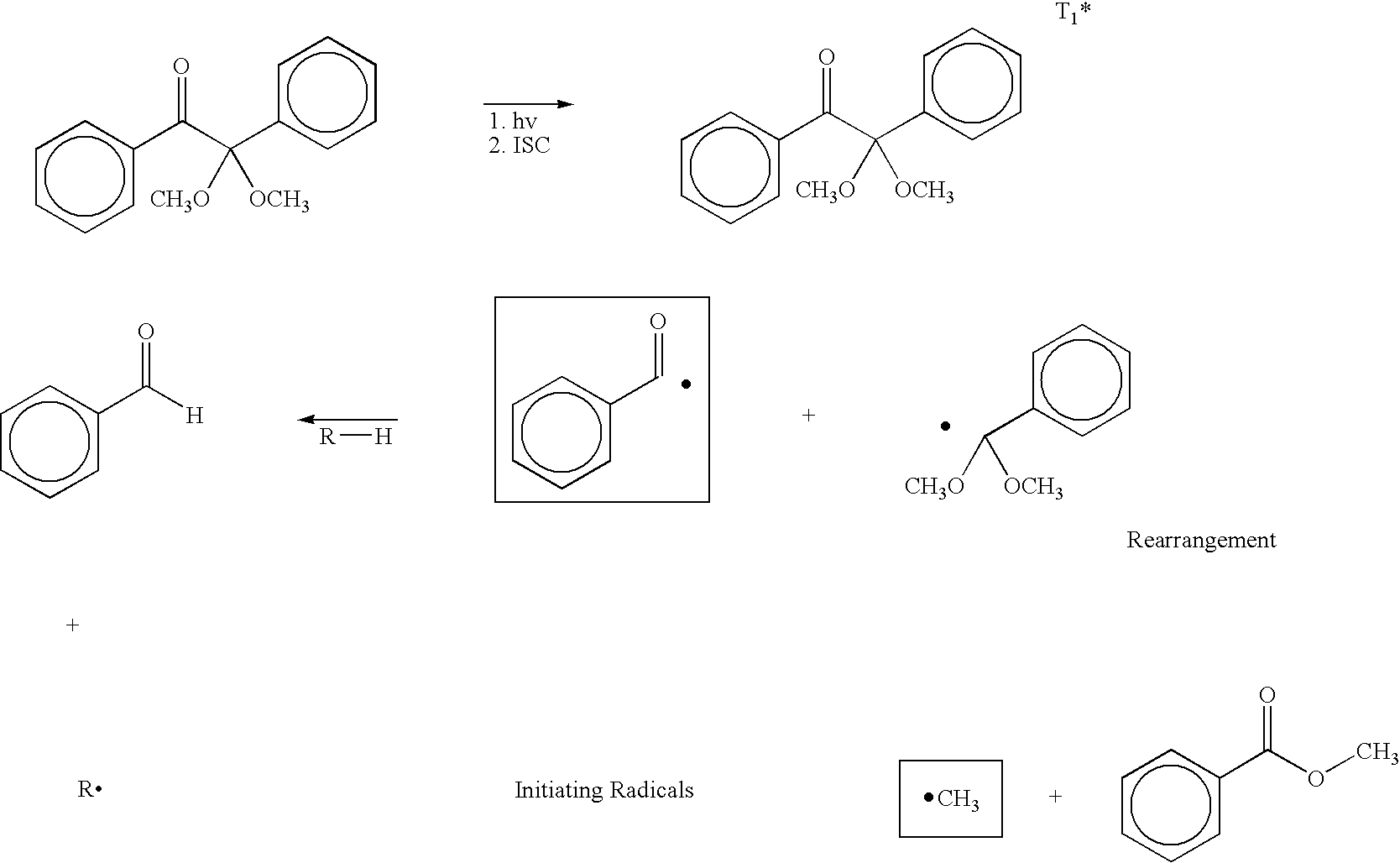 Class of amine coinitiators in photoinitiated polymerizations