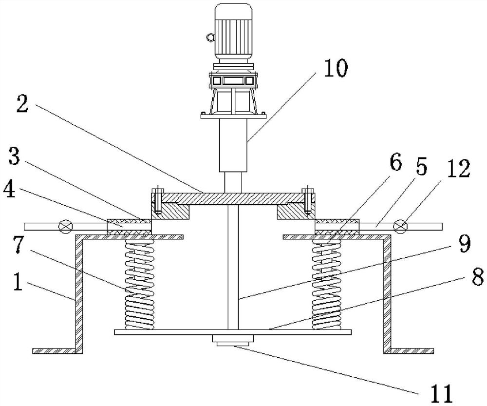 Automatic non-condensable gas discharging device of evaporator for producing anhydrous sodium sulphate