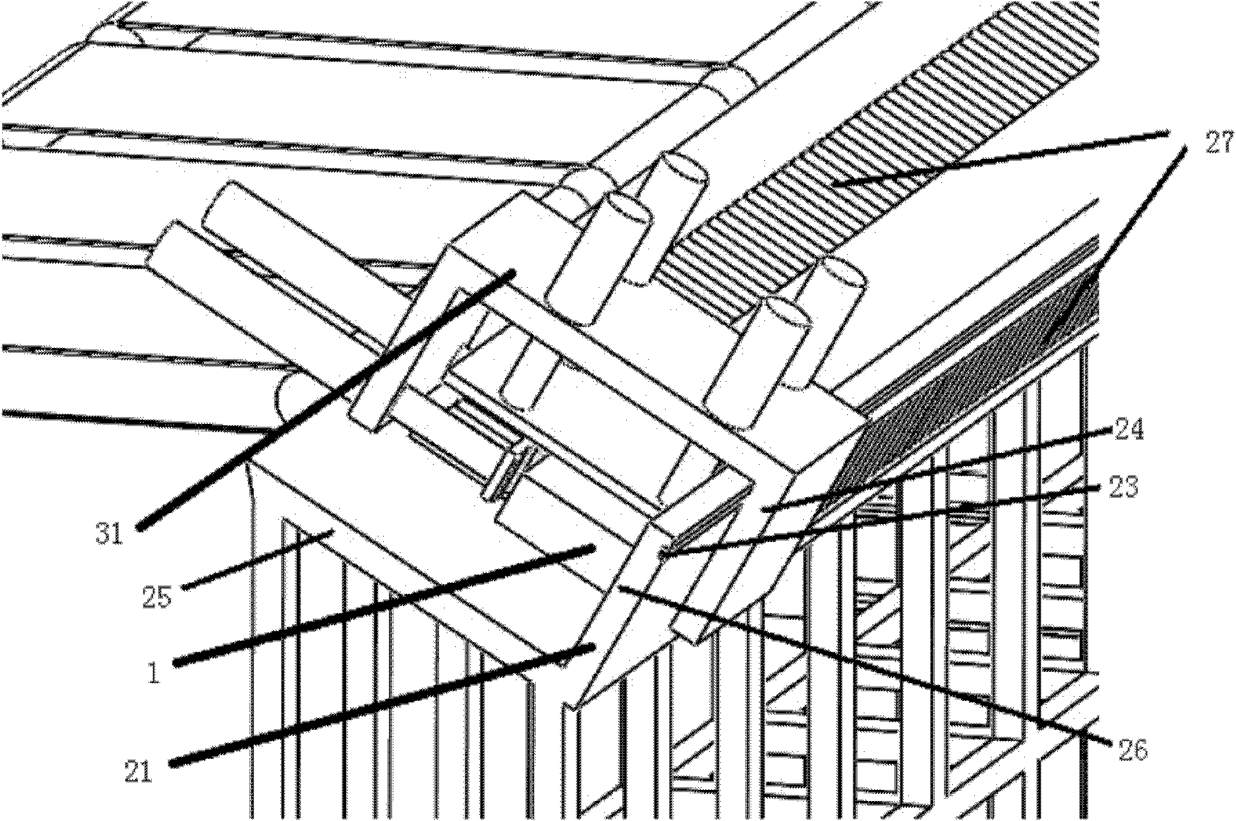 Wood working machine and processing platform thereof