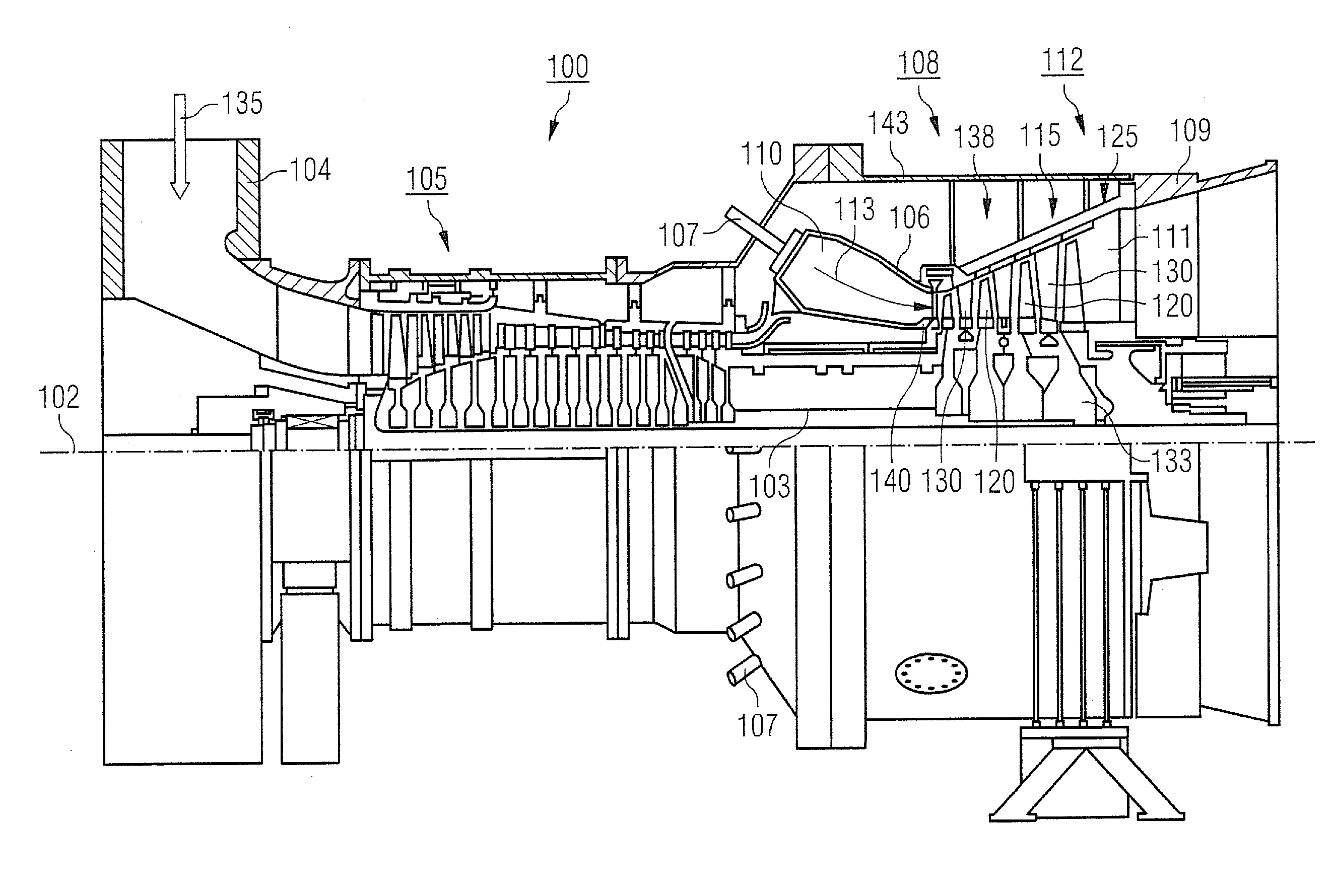 Cooling circuit for removing waste heat from an electromechanical converter and power generating plant with a cooling circuit of this type