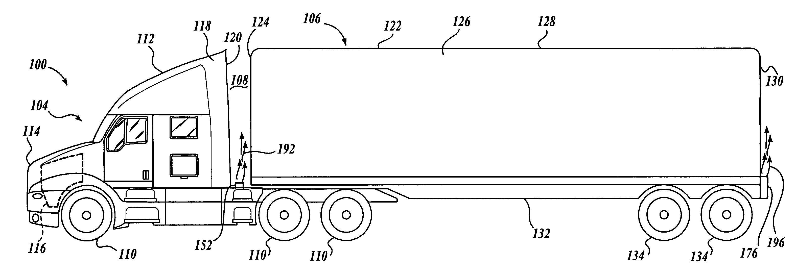 Systems and methods for reducing the aerodynamic drag on vehicles