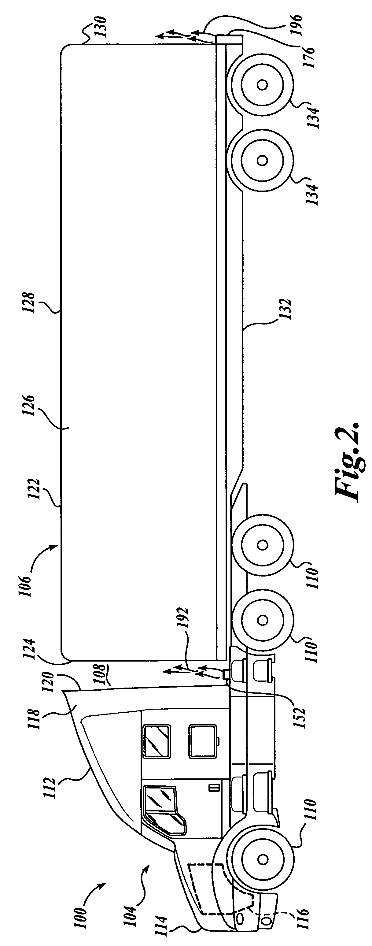 Systems and methods for reducing the aerodynamic drag on vehicles