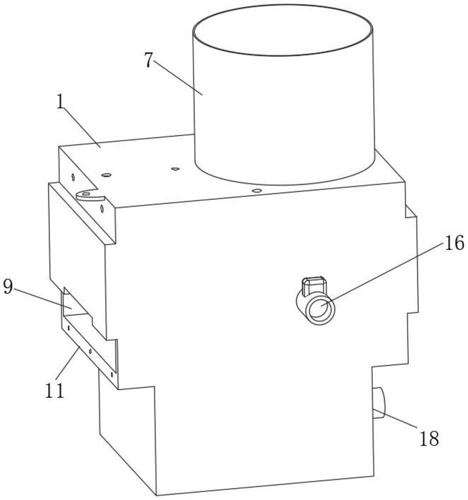 Sewage sedimentation tank for urban sewage with accurate medicament dosage